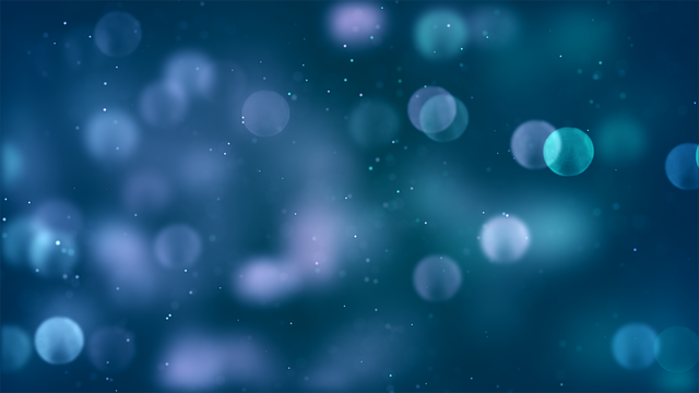 Free blue bokeh abstract illustration