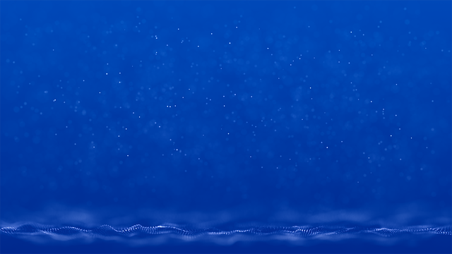 Free abstract bokeh blue illustration