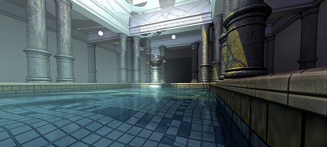 Free bathroom painting gallery illustration