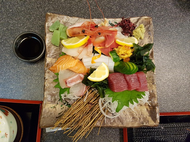 Japan, Eten, Osaka, Sashimi, Raw Fish