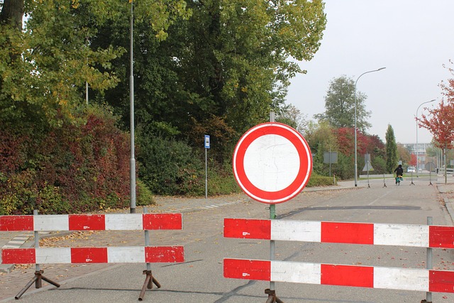 Straße, Geschlossen, Unterzeichnen