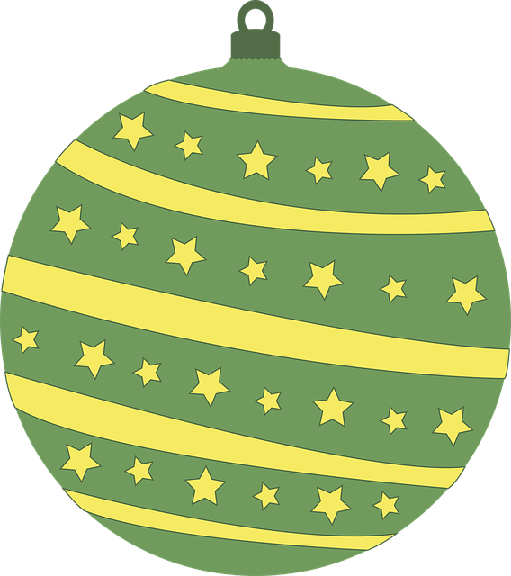 Free christmas orb ornament vector