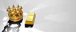 crown, gold, light