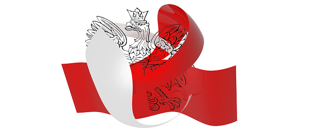 Free poland eagle flag illustration