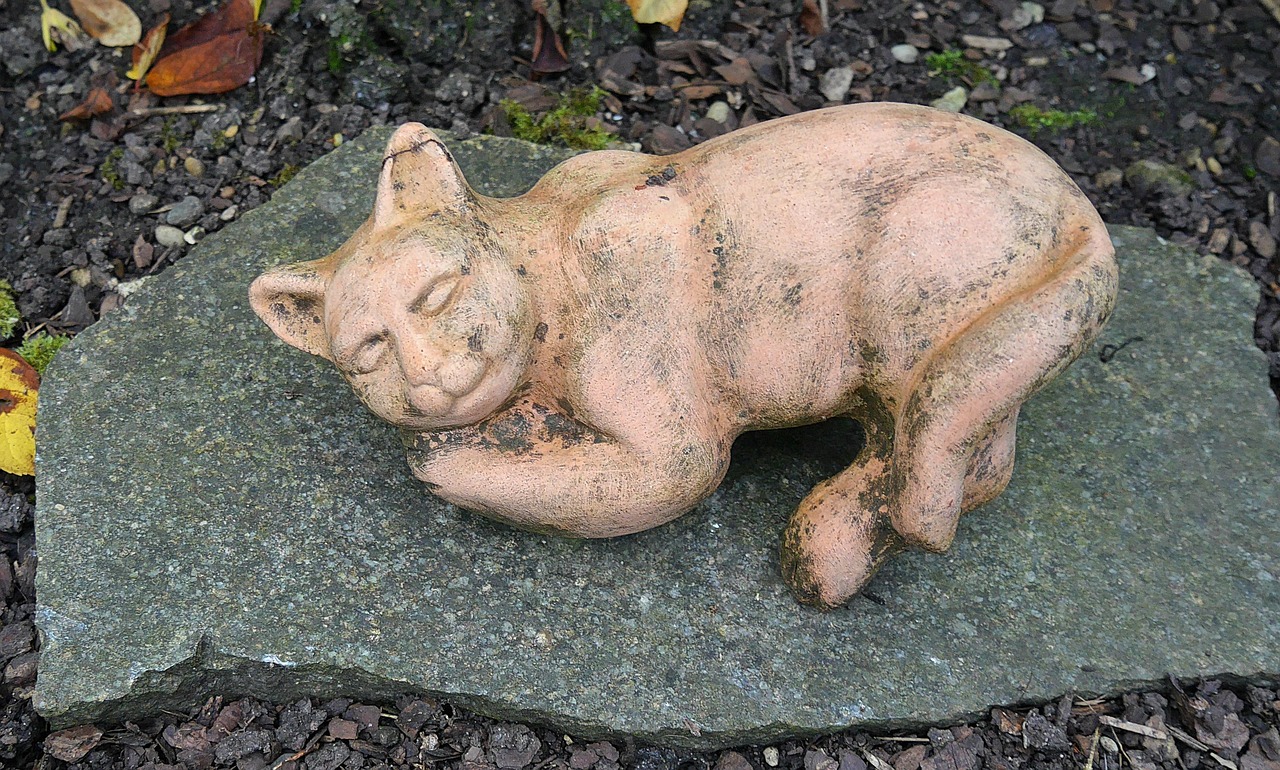 Cat Clay Decoration Garden - Free photo on Pixabay - Pixabay