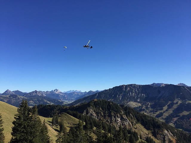 Free Aircraft Alps photo and picture