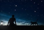 daydreamer, night sky, stars