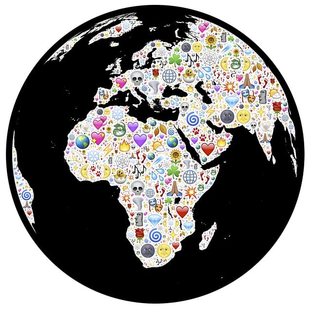 Free globe earth emoji illustration
