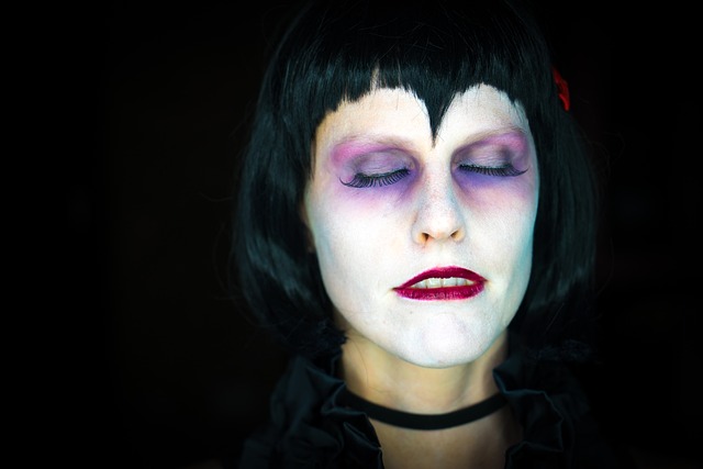 Vampyr, Kvinde, Halloween, Pige, Ansigt