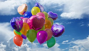 Ballonger Fargerike Bursdag Gratis Bilde P Pixabay