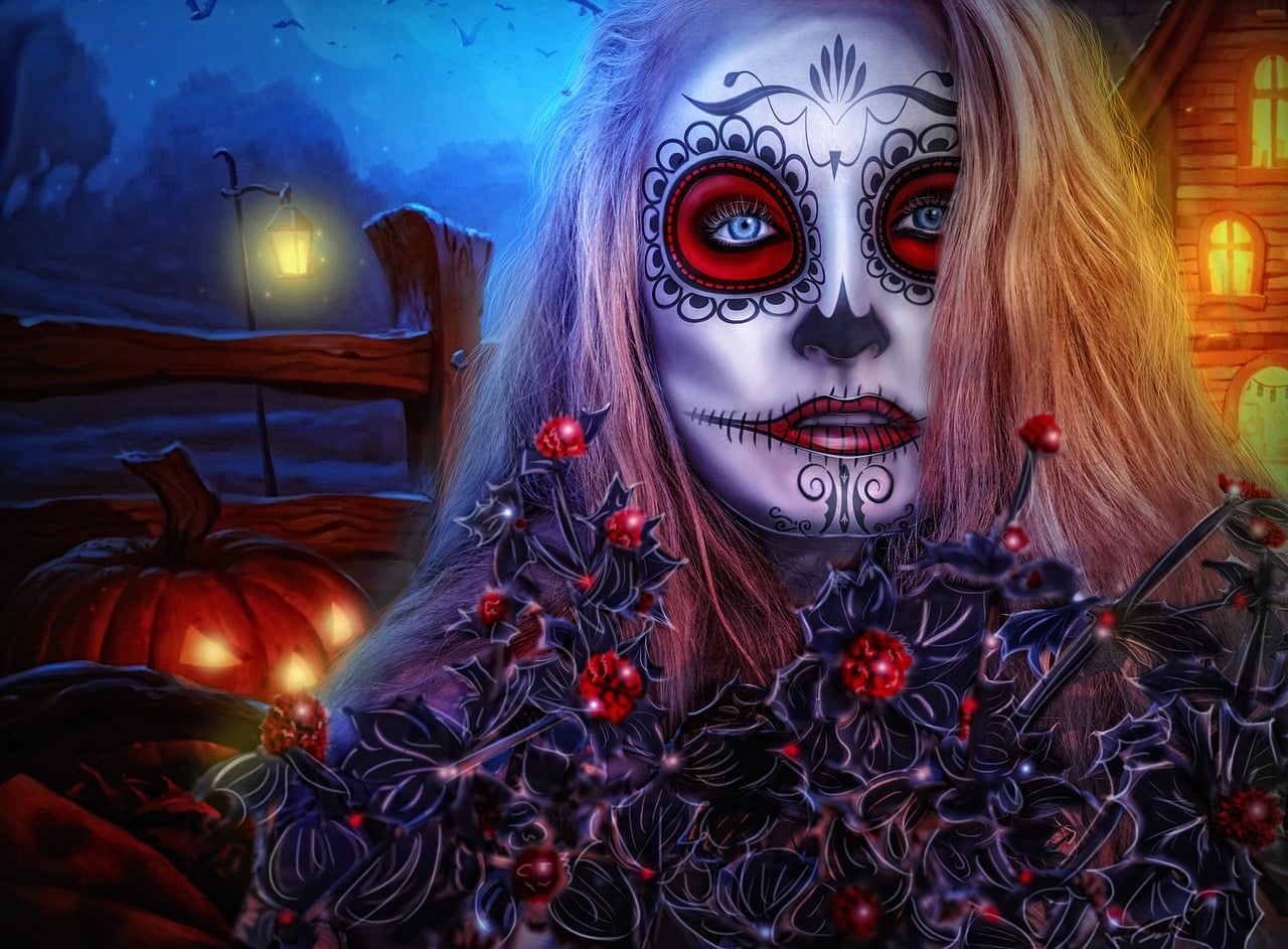 Halloween Young Woman All Saints Free Image On Pixabay
