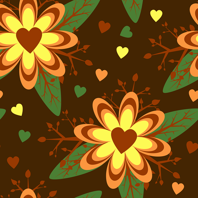 Free floral flower background nature vector