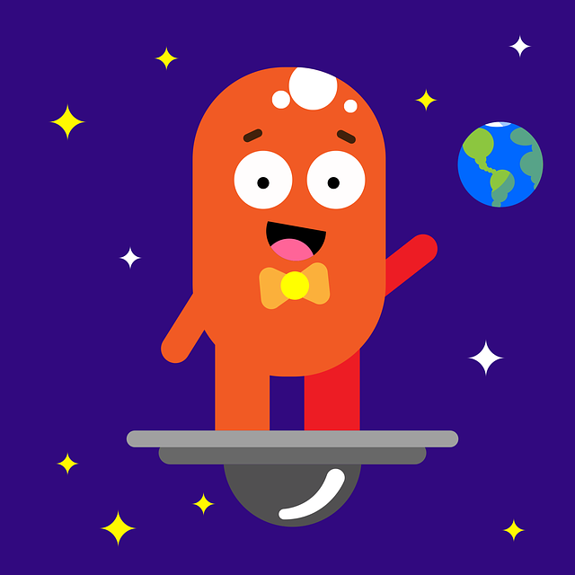 Free alien planet darling vector
