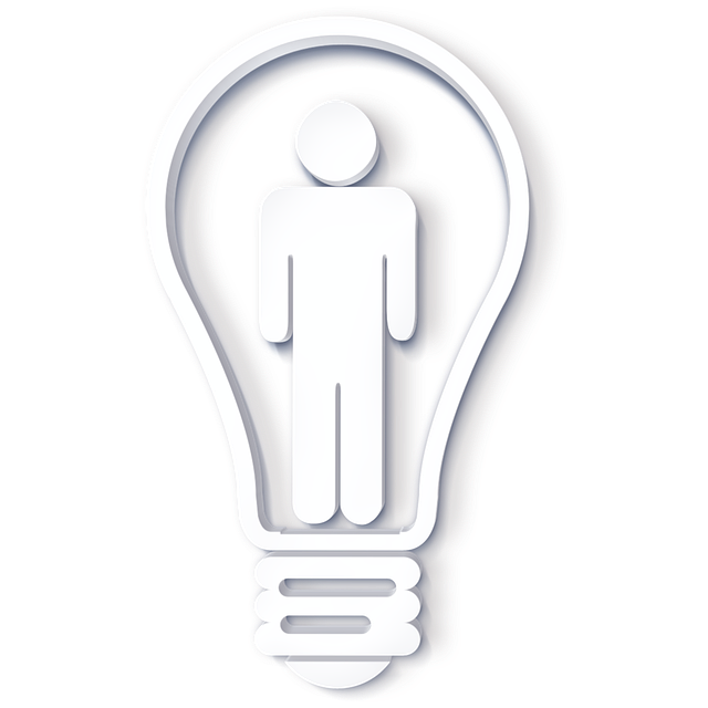 Free pear lamp person illustration