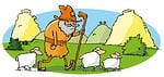 goat herder, pasture, meadow