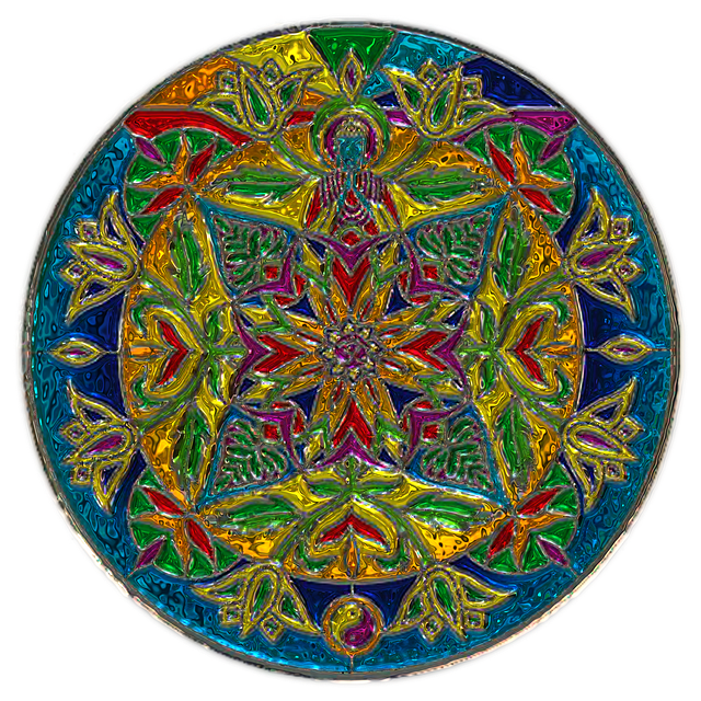 Free mandala metallizer art illustration