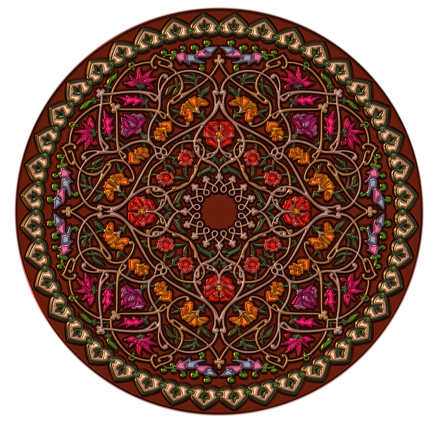 Free mandala metallizer art illustration