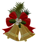 christmas, bells, metallizer