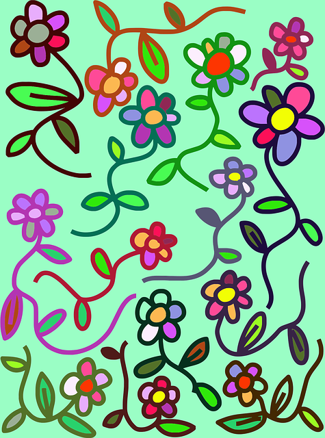 Flores, Fundo Floral, Floral, Rabisco