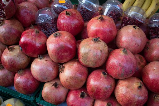 Free Pomegranates Christmas Market photo and picture