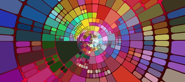 Free to dye round circle illustration