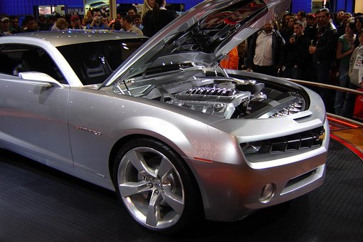 Chevrolet Camaro, Sølv, Bil, Sportsvogn