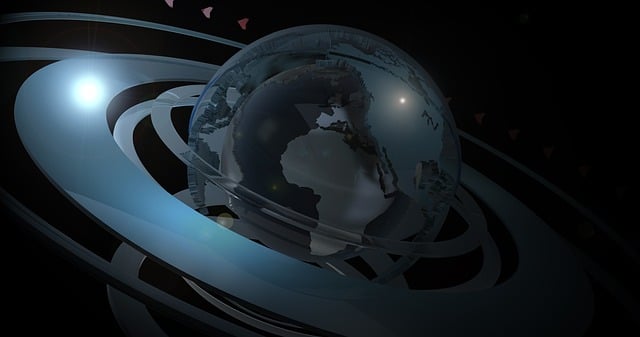 Free earth globe digital illustration
