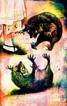vintage, book illustration, alice in wonderland