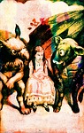 vintage, book illustration, alice in wonderland