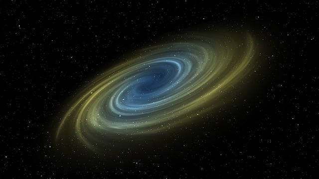 Free space background spiral illustration