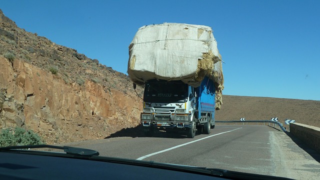 Camion, Se Încarcă, Vehicul, Maroc