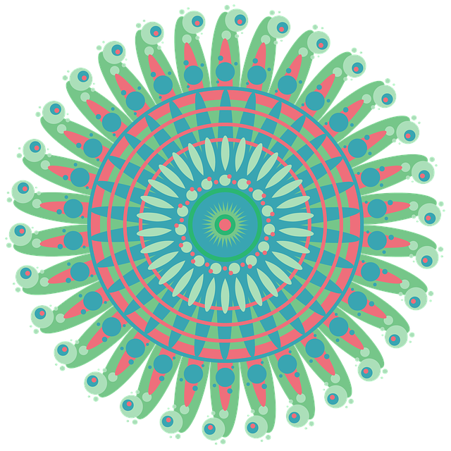 Free mandala pattern circle illustration