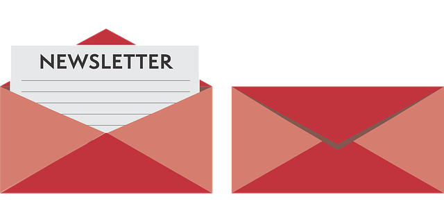 Icoon, Brief, Nieuwsbrief, Nieuws, Rood