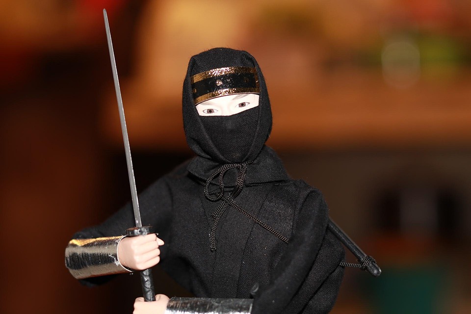 Ilustrasi ninja Jepang