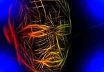 head, wireframe, face