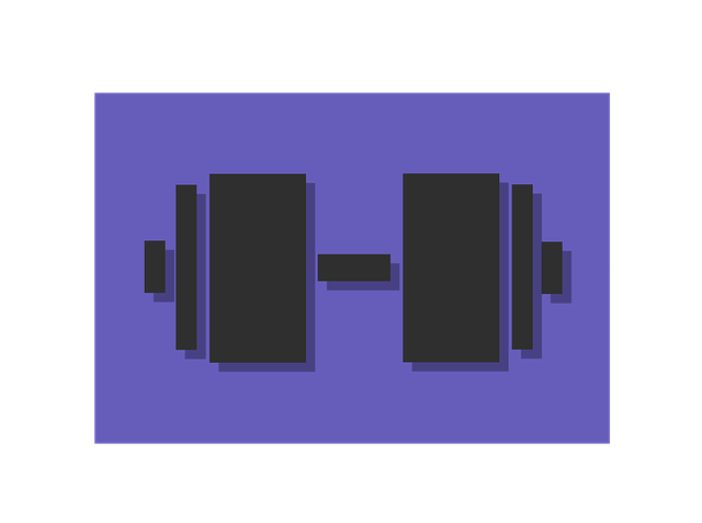 Free barbel gym weights illustration