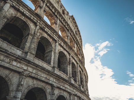 Colosseum, Rom, Turist, Italien, Milepæl