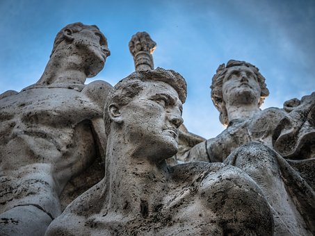 Statue, Rom, Italien, Europa, Arkitektur