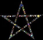 pentacle, pentangle, star