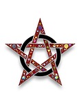 pentacle, pentangle, star