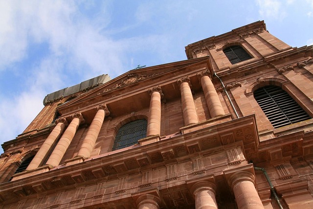Free Sandstone Building Columns photo and picture