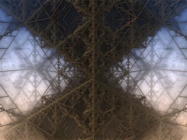 Free fractal 3d digital illustration