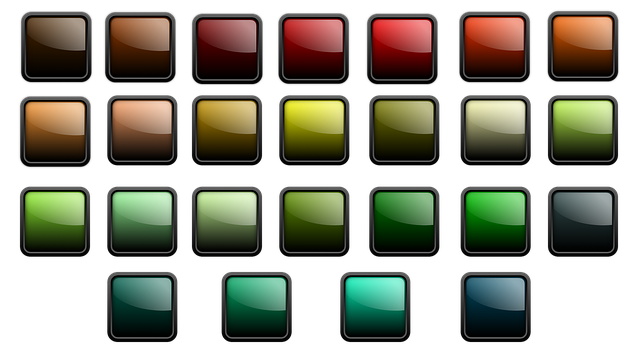 Download free HD stock image of Button Icon Free button icon square illustration