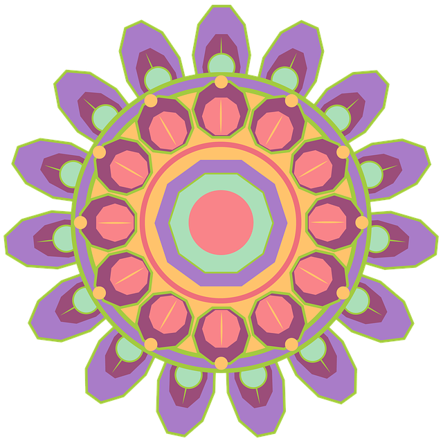Download free HD stock image of Mandala Geometric Free mandala geometric pattern illustration