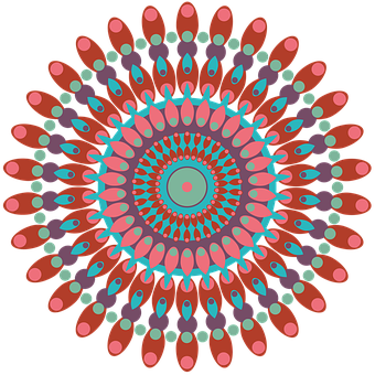 Mandala, Geometric, Model, Forme, Cerc