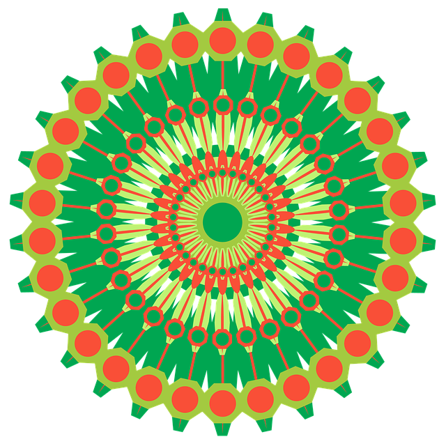 Download free HD stock image of Mandala Geometric Free mandala geometric pattern illustration