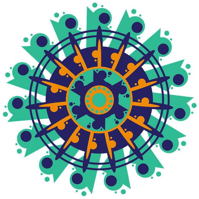 Download free HD stock image of Mandala Geometric Free mandala geometric pattern illustration