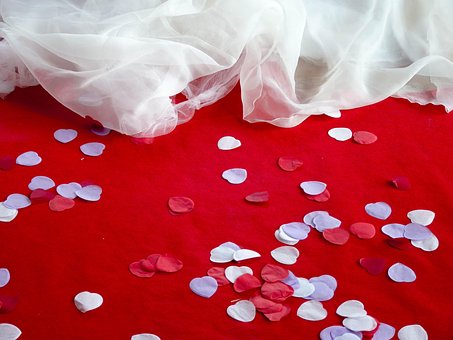 Wedding Petals Decor Confetti Red White Dr Wedding Petals Decor Confetti Red White Dr