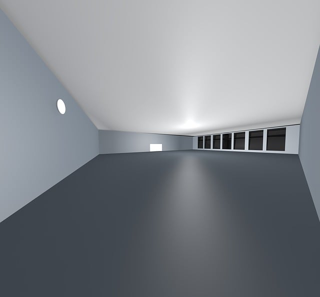 Free space gallery hall illustration