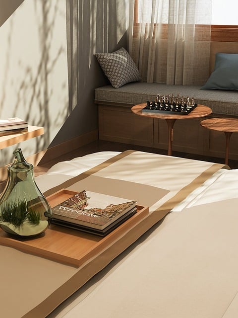Free life bed chess illustration
